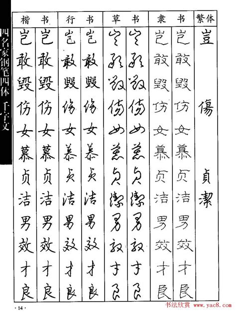 筆畫14的字|14画的字